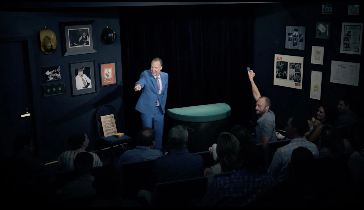 Felix performing magic